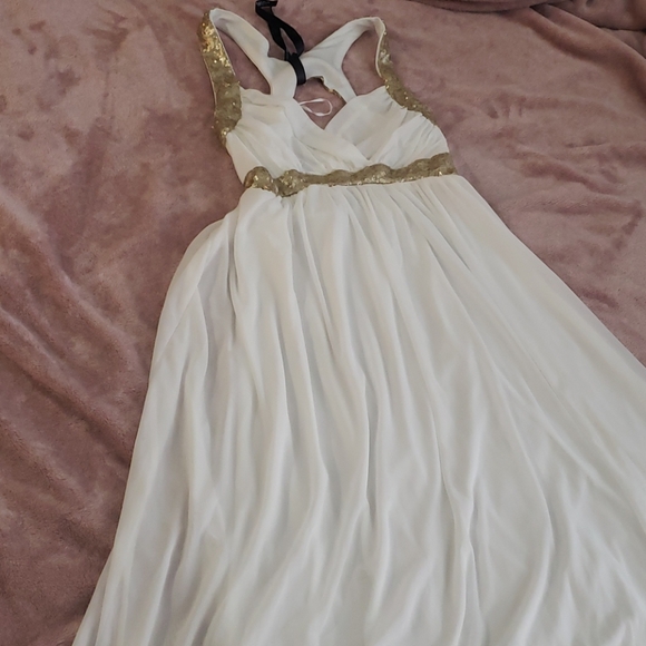 Sequin Panel Maxi Bridesmaid Dress - Picture 3 of 4